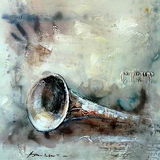 Musical Instrument oil painting